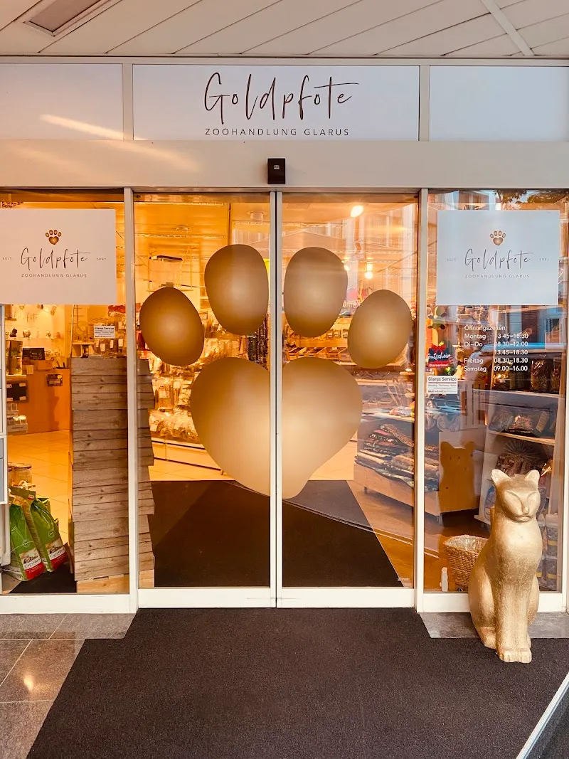 Goldpfote — Zoofachhandel in Glarus, Glarus. Bewertung 5.0/5.
