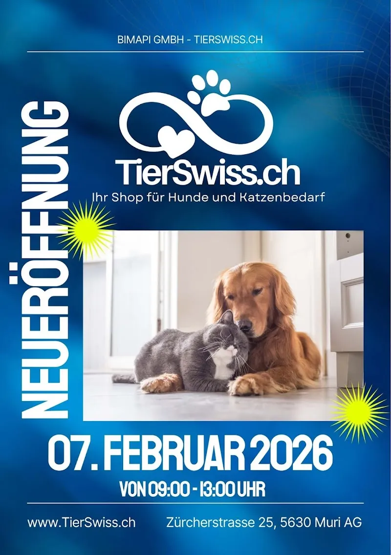TierSwiss BiMaPi GmbH — Zoofachhandel in Muri, Aargau. Bewertung 5.0/5.