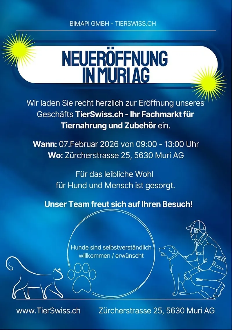 TierSwiss BiMaPi GmbH — Zoofachhandel, Muri, Aargau. Foto 2