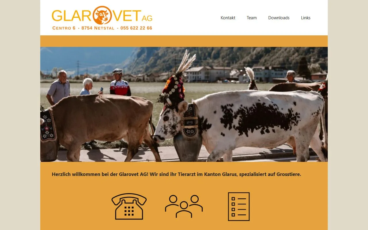 Glarovet AG — Tierarzt in Netstal, Glarus. Bewertung 4.0/5.