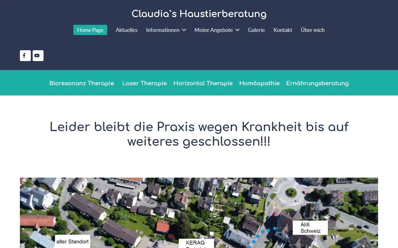 Claudia's Haustierberatung, C. Baumann — Tierarzt in Richterswil, Zürich. Bewertung 4.9/5.