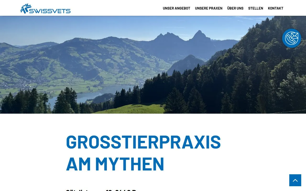 SwissVets AG, Grosstierpraxis am Mythen — Tierarzt in Brunnen SZ, Schwyz. 