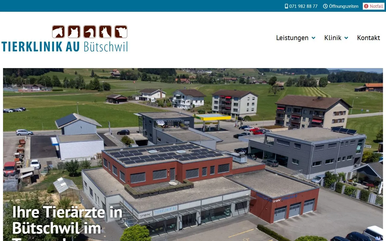 Tierklinik Dr. Scherrer AG — Tierarzt in Bütschwil, St. Gallen. Bewertung 5.0/5.