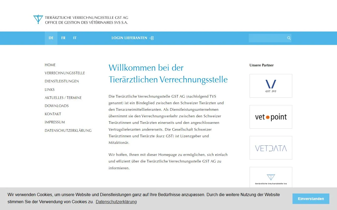 Tierärztliche Verrechnungsstelle GST AG — Tierarzt in St. Gallen, St. Gallen. Bewertung 4.7/5.