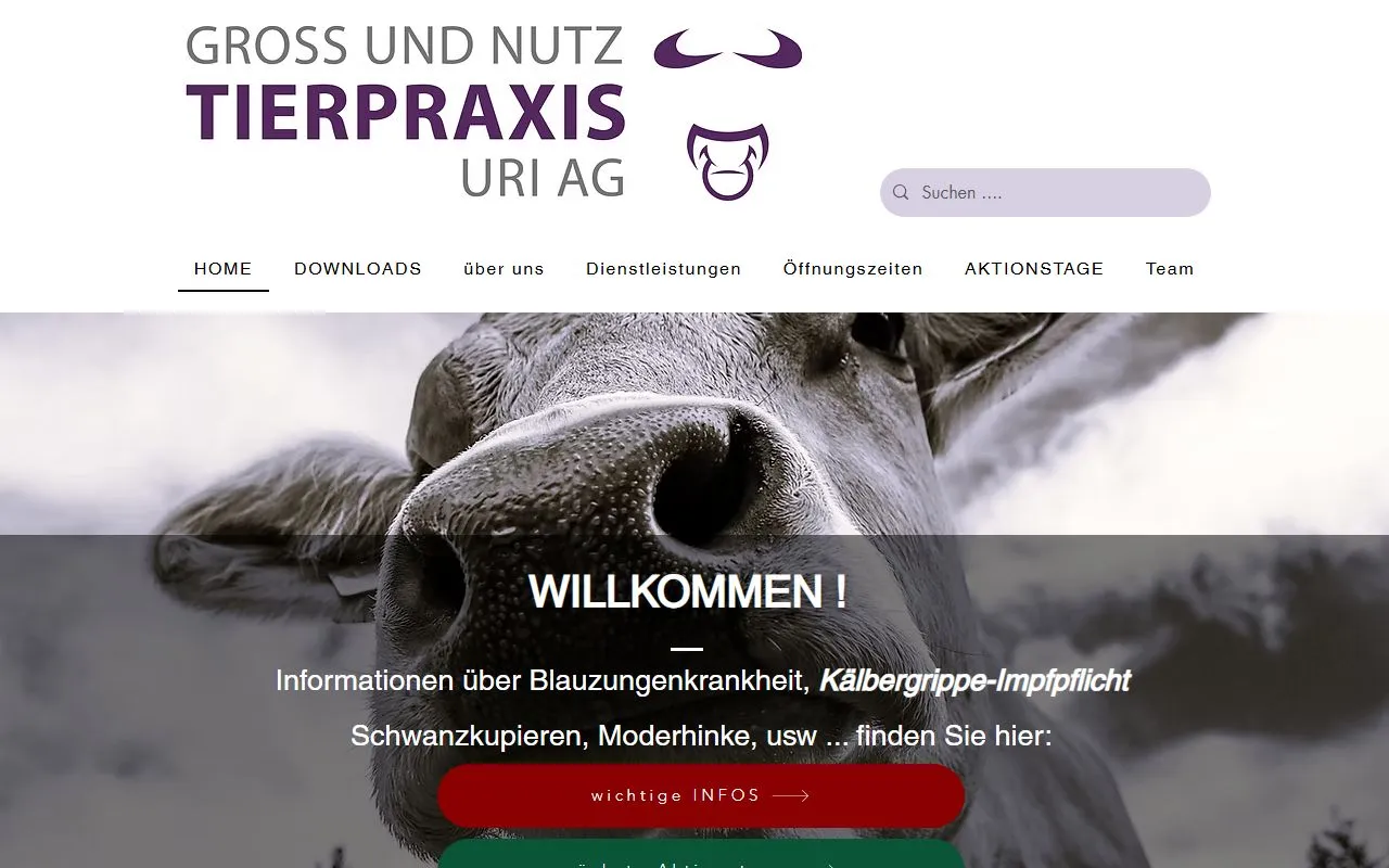 Gross- und Nutztier-Praxis Uri AG — Tierarzt in Altdorf, Uri. Bewertung 4.6/5.
