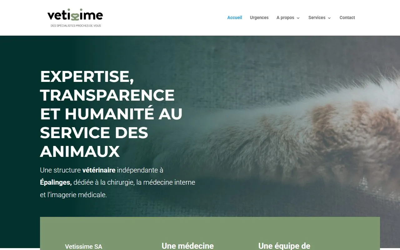 Vetissime SA — Tierarzt in Epalinges, Waadt. Bewertung 4.8/5.