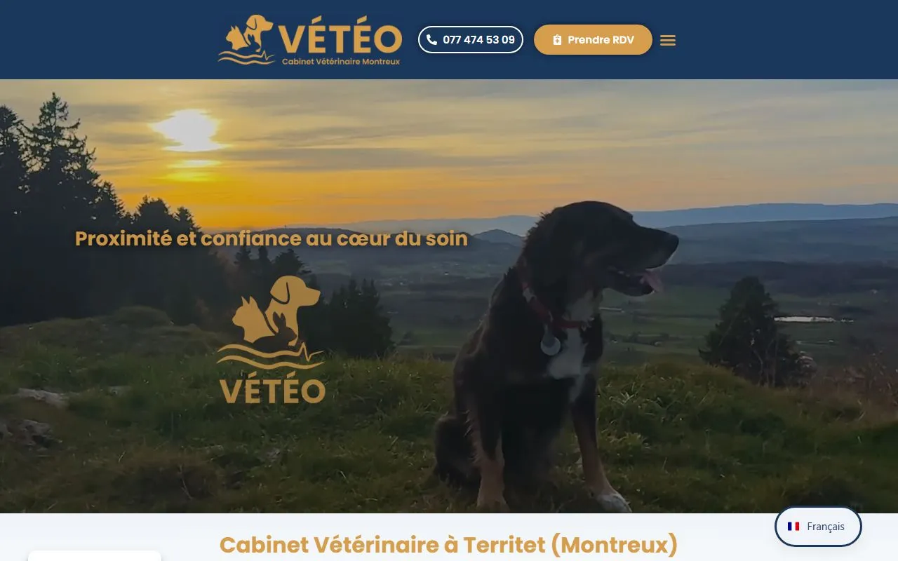 Vétéo - Cabinet Vétérinaire Montreux — Tierarzt in Montreux, Waadt. Bewertung 5.0/5.