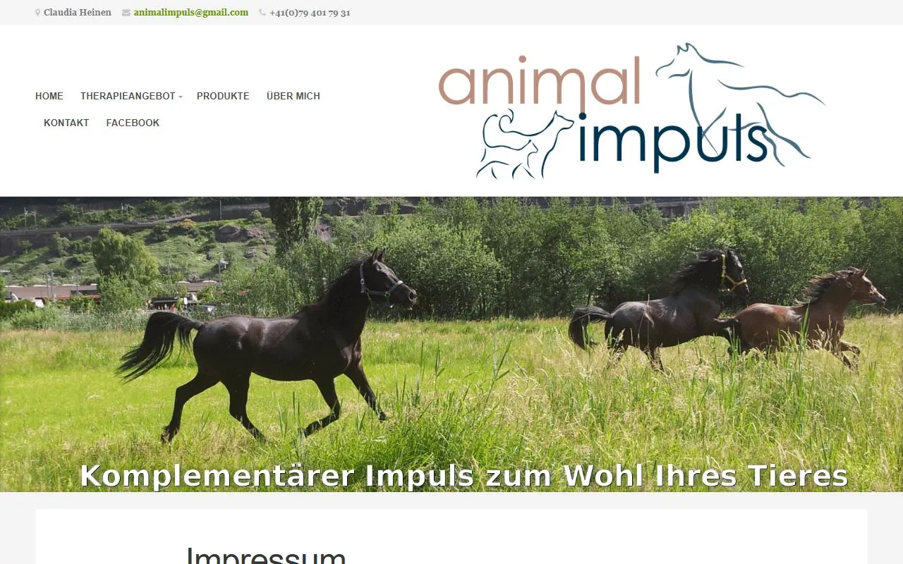Animal Impuls — Tierarzt in Ried-Brig, Wallis. 