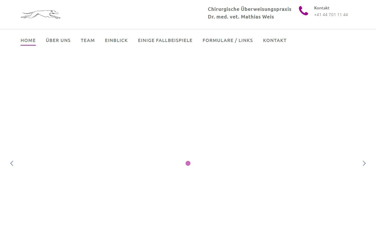 Dr. med. vet. Mathias Weis — Tierarzt in Zürich, Zürich. Bewertung 5.0/5.