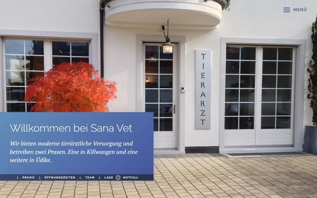 Sana Vet GmbH — Tierarzt in Killwangen, Aargau. Bewertung 4.4/5.