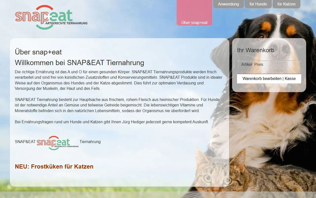 Snap+eat — Zoofachhandel in Baden, Aargau. 