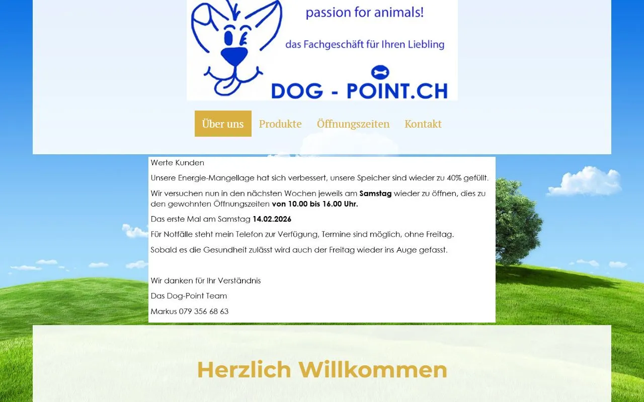 Dog-Point GmbH — Zoofachhandel in Konolfingen, Bern. Bewertung 5.0/5.