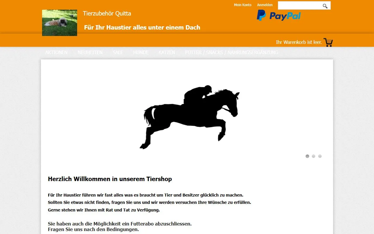 Tierzubehör-Quitta — Zoofachhandel in Niederönz, Bern. 