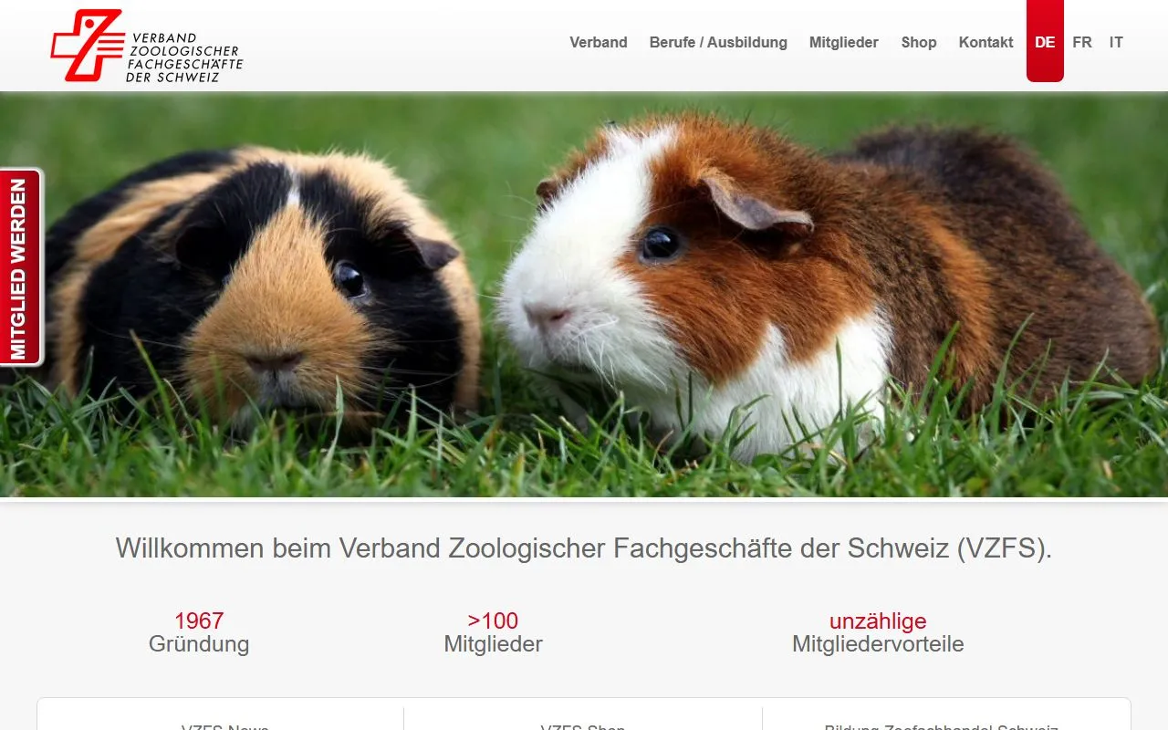 Verband Zoologischer Fachgeschäfte der Schweiz — Zoofachhandel in Lyss, Bern. Bewertung 4.8/5.