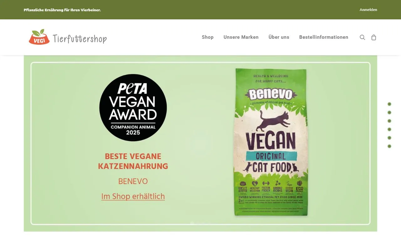 Vegi Tierfuttershop — Zoofachhandel in Seuzach, Zürich. Bewertung 5.0/5.