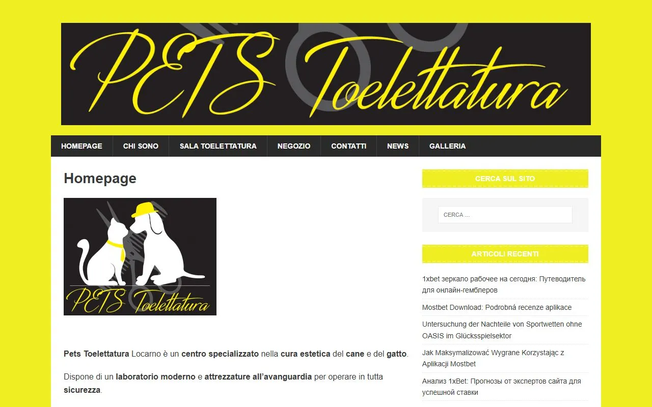 PETS Toelettatura - Salone per cani — Zoofachhandel in Locarno, Tessin. Bewertung 4.9/5.