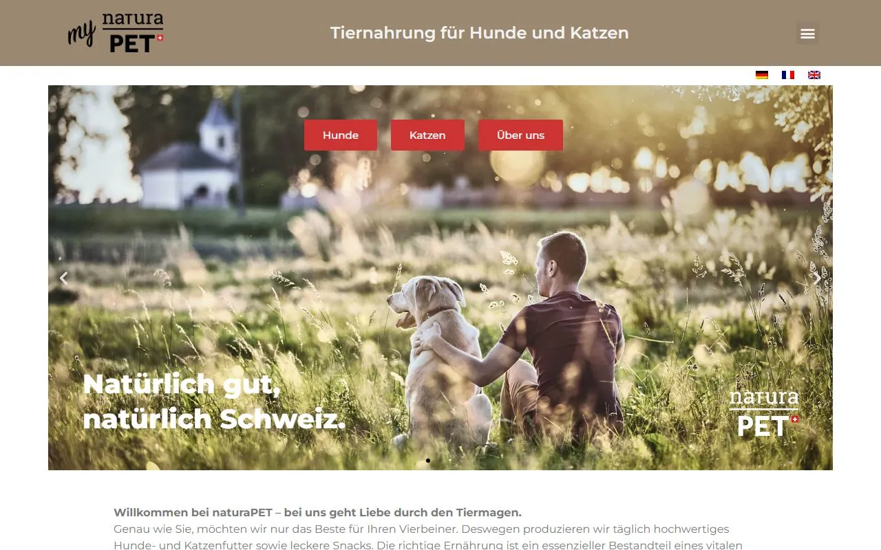 naturaPET AG — Zoofachhandel in Frauenfeld, Thurgau. 