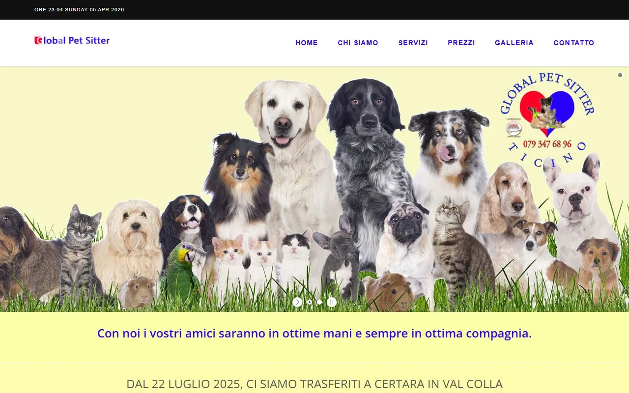 Global Pet Sitter — Katzenpension in Certara, Tessin. Bewertung 4.2/5.