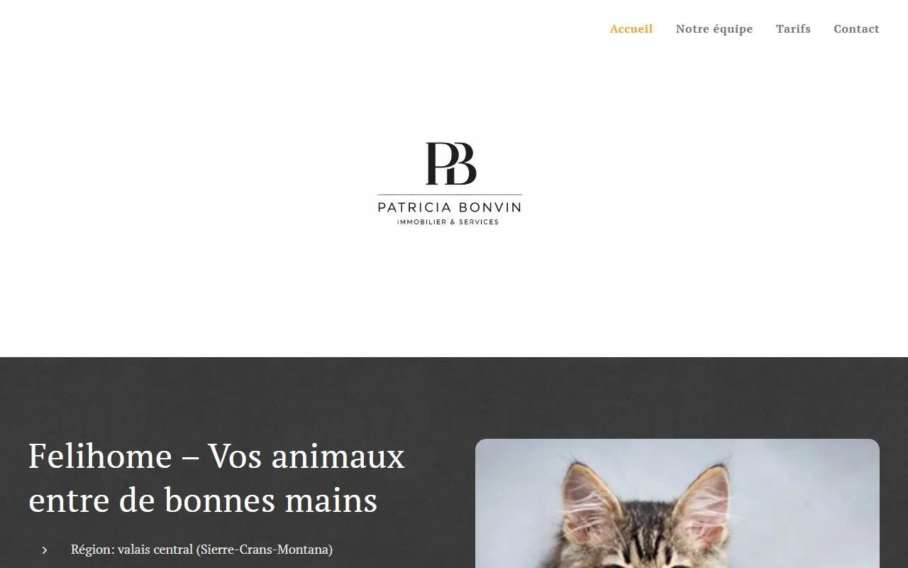 Felihome — Katzenpension in Crans-Montana, Wallis. Bewertung 5.0/5.