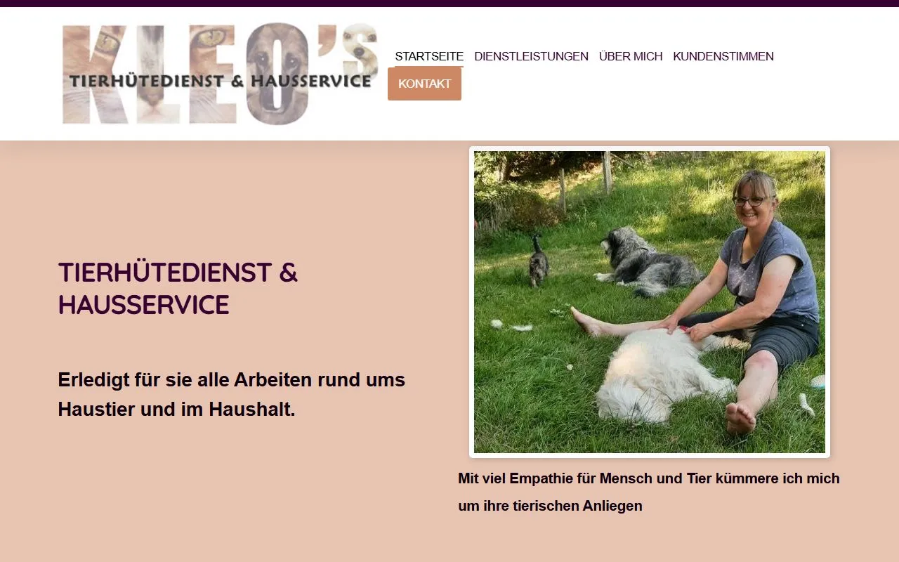 Kleo's Tierhütedienst & Hausservice — Katzenpension in Hombrechtikon, Zürich. 