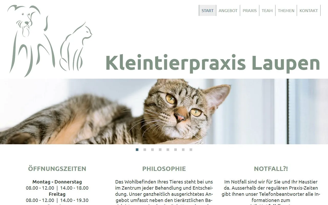 Kleintierpraxis Rüedi AG — Tierarzt in Laupen, Bern. Bewertung 5.0/5.