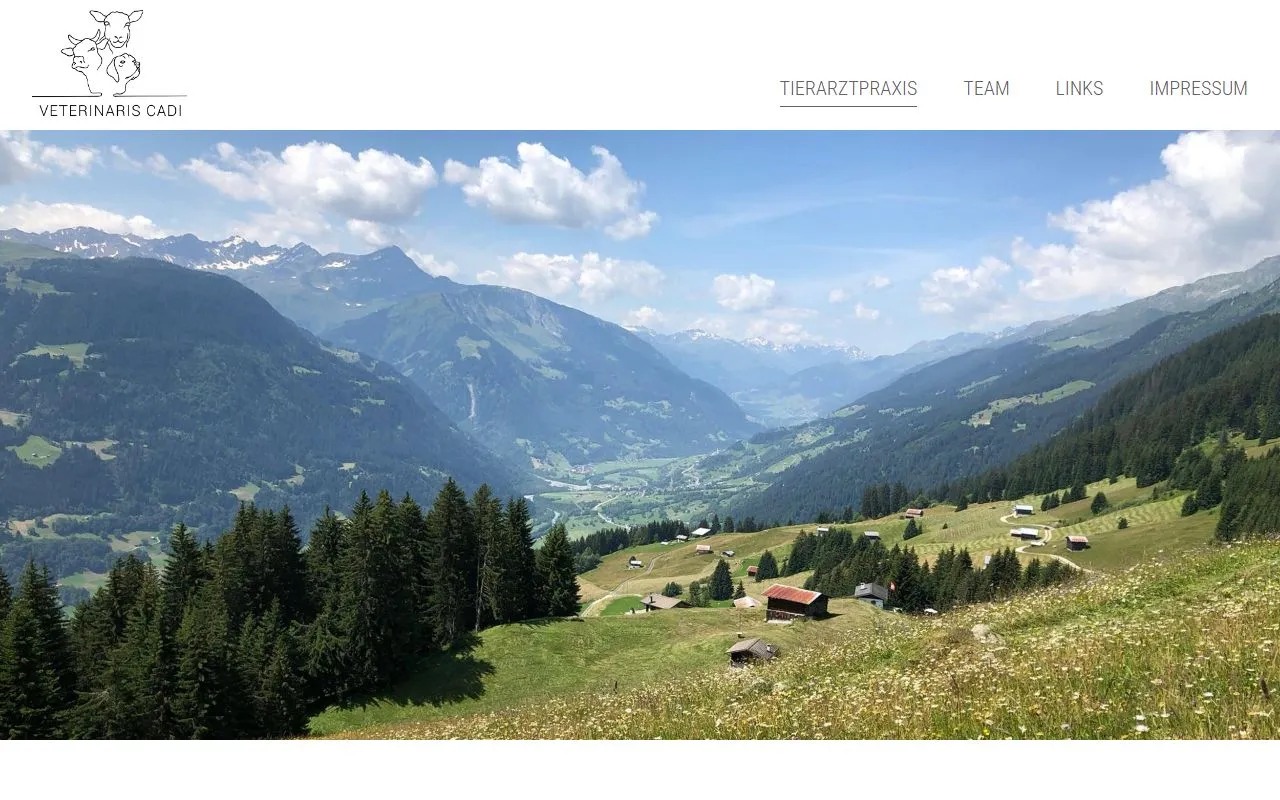 Veterinaris Cadi GmbH — Tierarzt in Sumvitg, Graubünden. Bewertung 4.8/5.