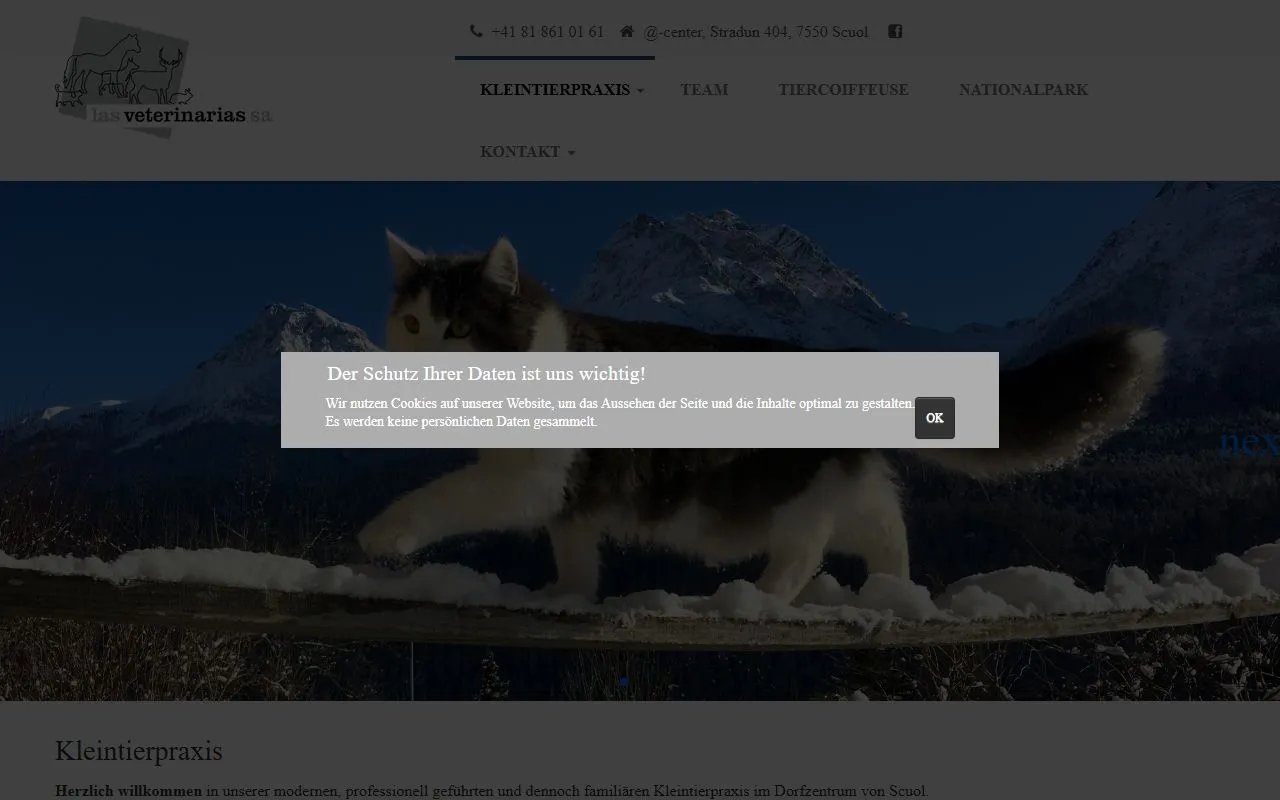 Las Veterinarias Sa — Tierarzt in Scuol, Graubünden. Bewertung 4.5/5.