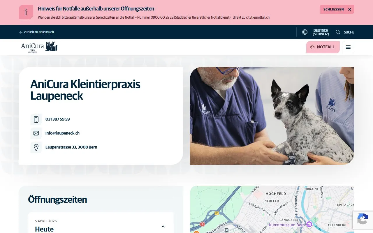 Petderm Gmbh — Tierarzt in Niederscherli, Bern. 