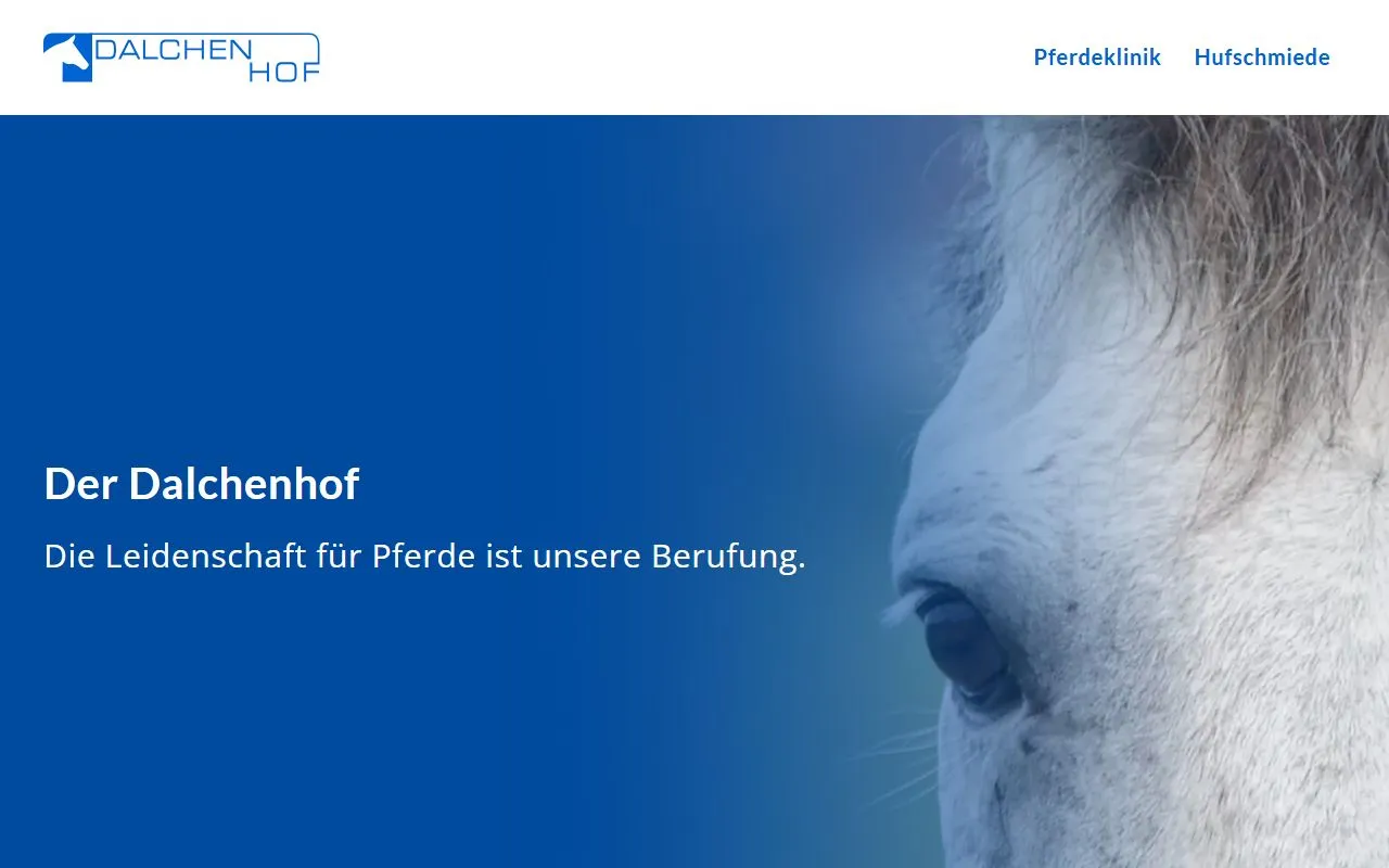 Pferdeklinik Dalchenhof — Tierarzt in Brittnau, Luzern. 