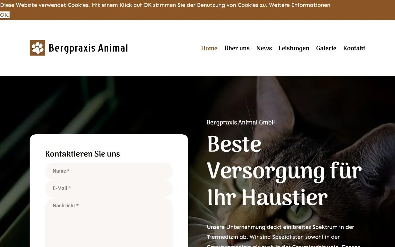 Bergpraxis Animal Gmbh — Tierarzt in Saanen, Bern. 