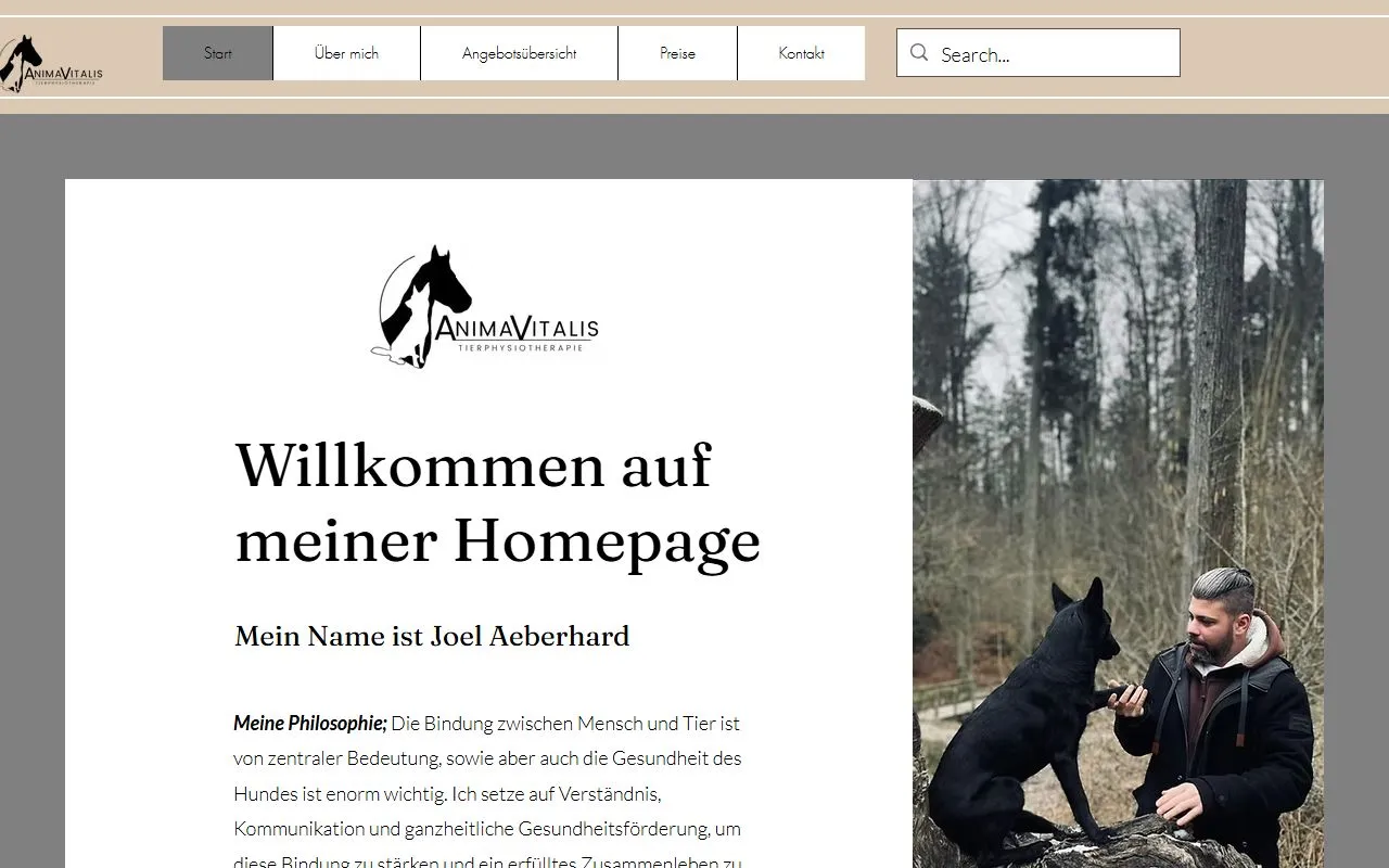 Animavitalis Tierphysiotherapie — Tierdienste in Neuhausen am Rheinfall, Schaffhausen. 