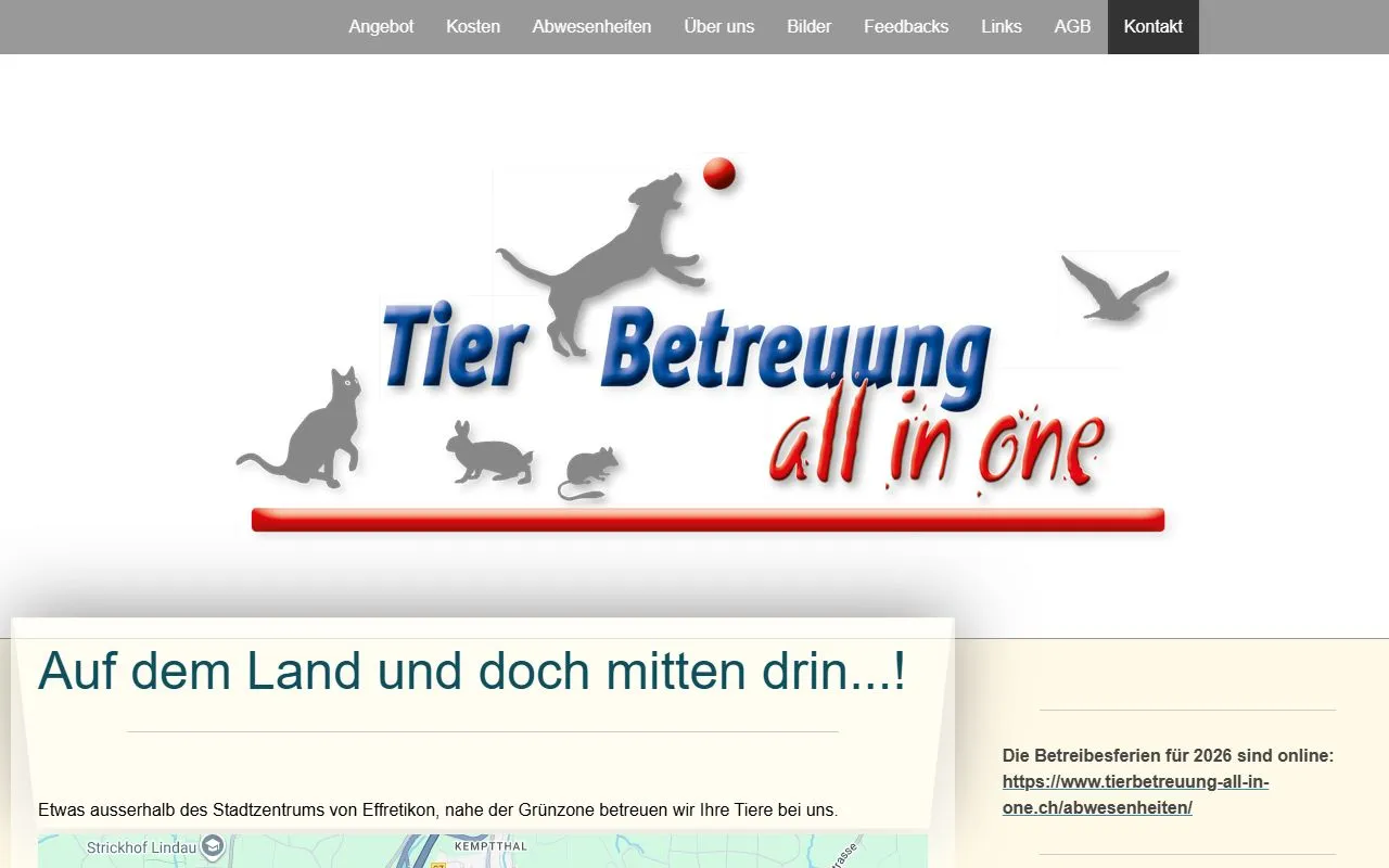 TierBetreuung all in one — Katzenpension in Illnau-Effretikon, Zürich. Bewertung 4.7/5.