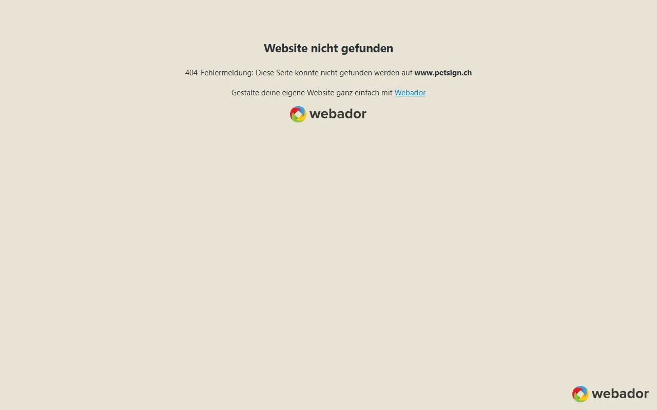 Petsign Klg — Zoofachhandel in St. Gallen, St. Gallen. 