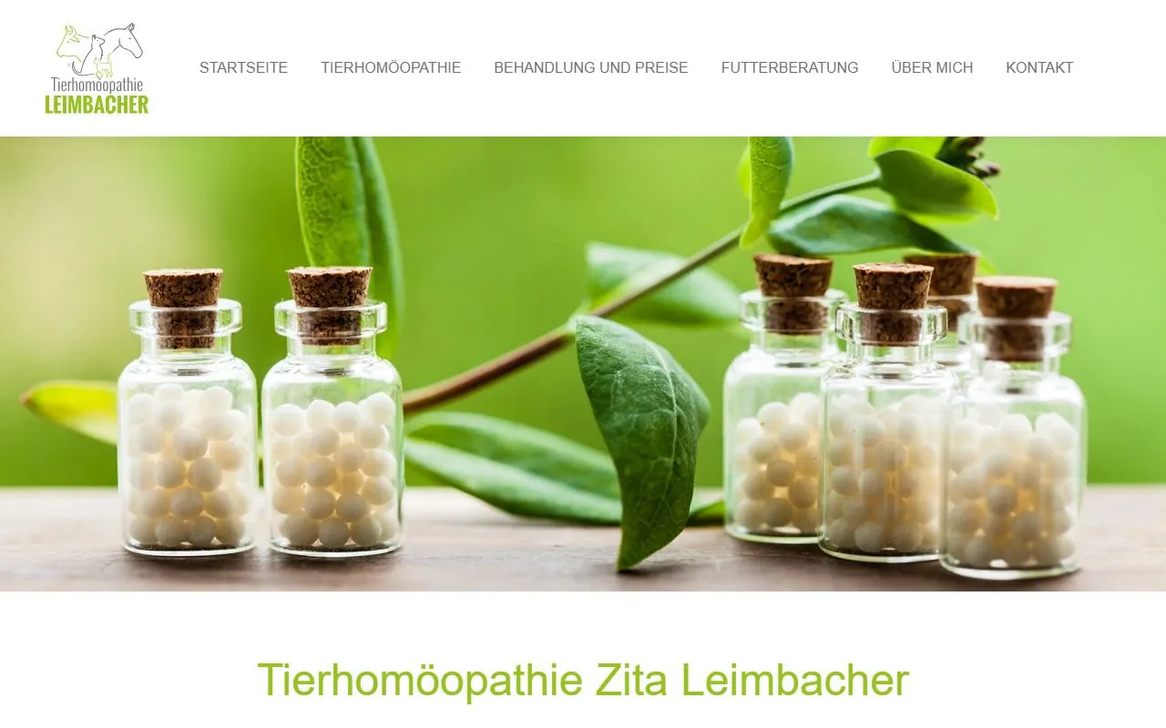Tierhomoeopathie Leimbacher — Zoofachhandel in Lachen, Schwyz. 