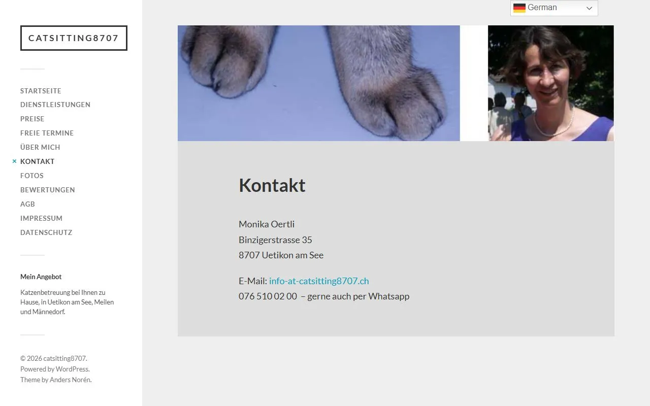 catsitting8707 — Katzenpension in Uetikon am See, Zürich. Bewertung 5.0/5.