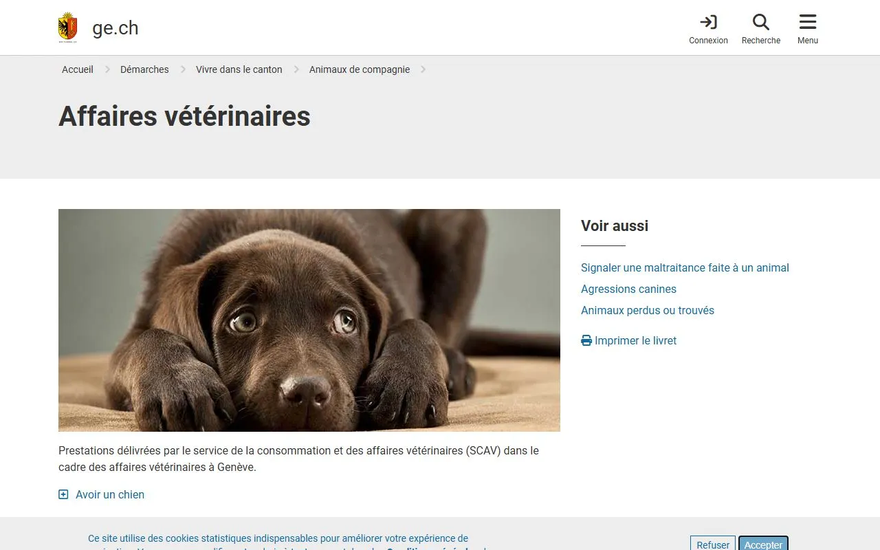 Affaires Veterinaires — Tierarzt in Genf, Genf. 
