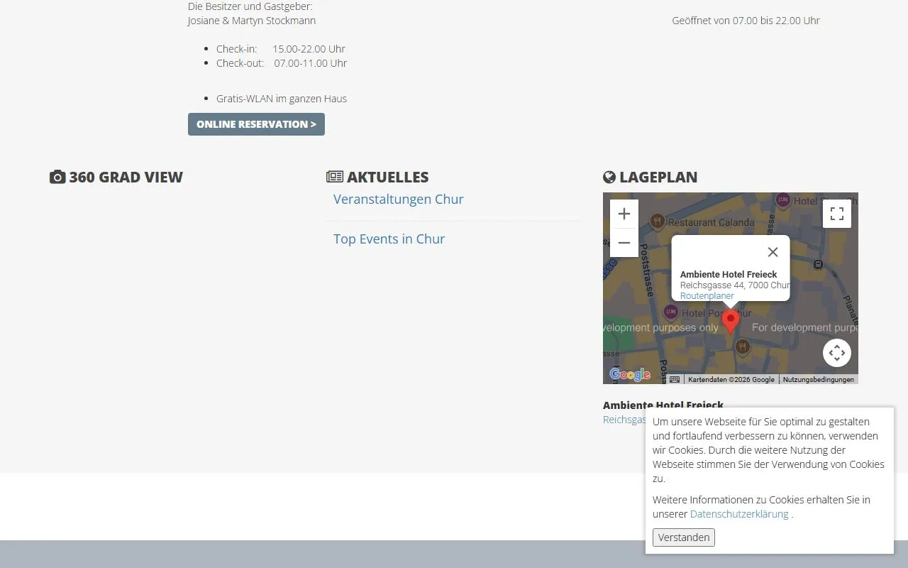 Ambiente Hotel Freieck AG — Zoofachhandel in Chur, Graubünden. Bewertung 5.0/5.