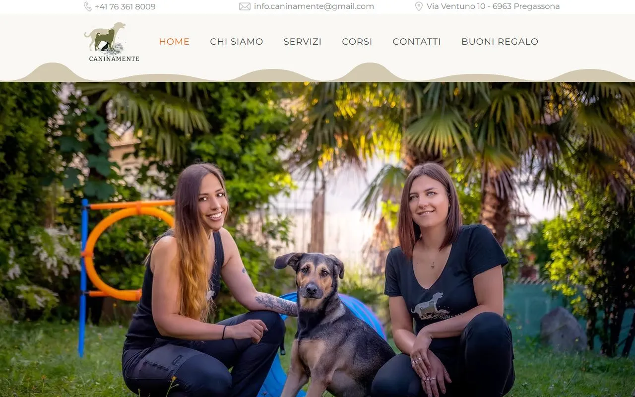 Caninamente Sagl — Zoofachhandel in Pregassona, Tessin. Bewertung 5.0/5.