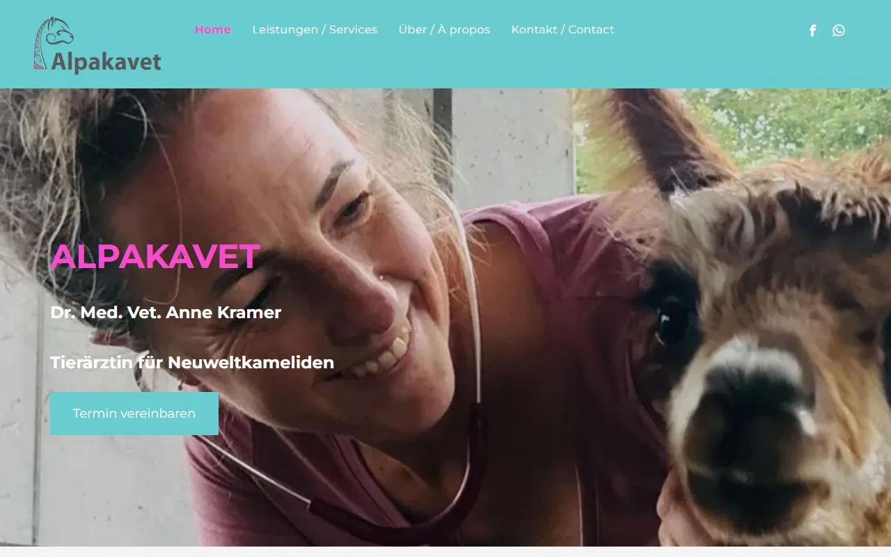 Alpakavet Kramer — Tierarzt in Hinterkappelen, Bern. 