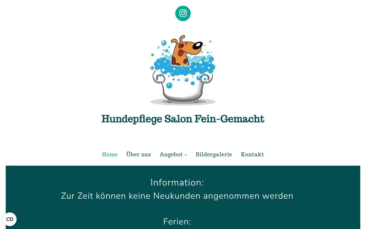 Hundepflege Salon Fein-Gemacht — Zoofachhandel in Forch, Zürich. Bewertung 5.0/5.