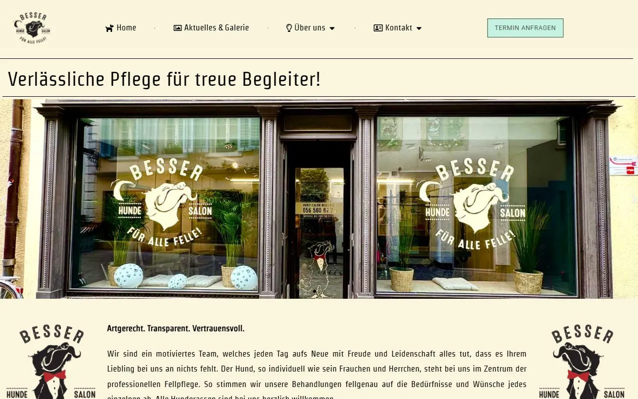 Hundesalon Besser — Zoofachhandel in Wohlen, Aargau. 