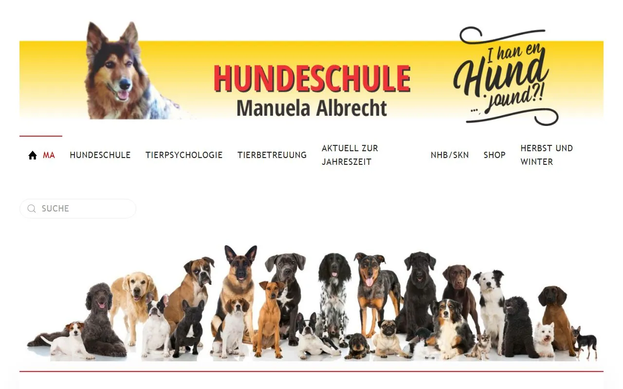 Hunde-Schule Manuela Albrecht - I han en Hund ... ja und?! — Zoofachhandel in Wittenbach, St. Gallen. Bewertung 5.0/5.