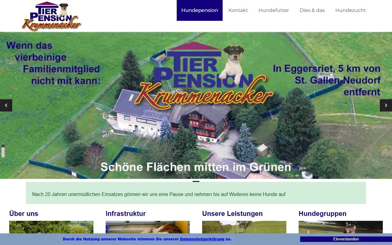 Tierpension Krummenacker — Katzenpension in Eggersriet, St. Gallen. 