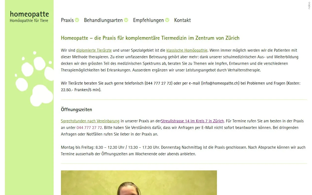 Dr Med Vet Baer Marc — Tierarzt in Zürich, Zürich. 