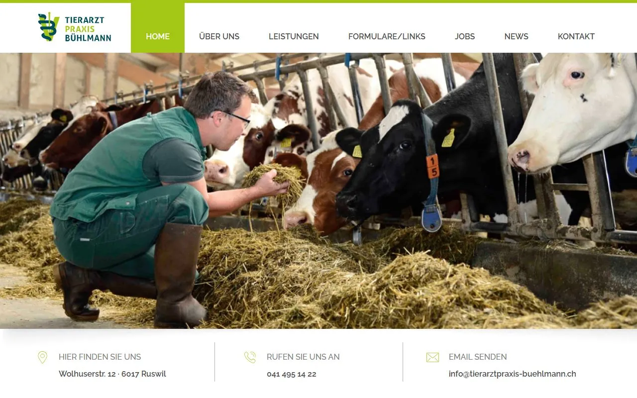 Tierarztpraxis Buehlmann Ruswil Ag — Tierarzt in Ruswil, Luzern. 