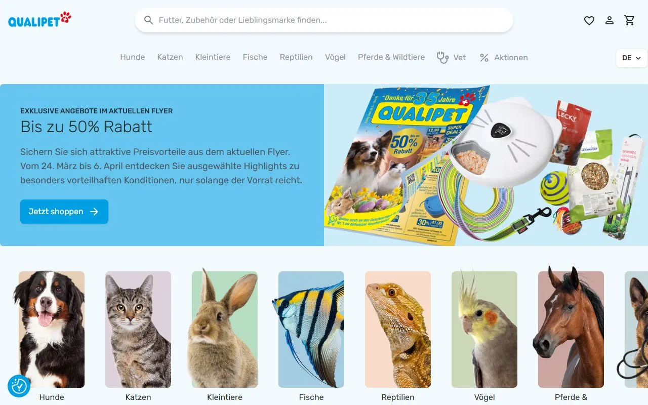 Qualipet Center — Zoofachhandel in Luzern, Luzern. 