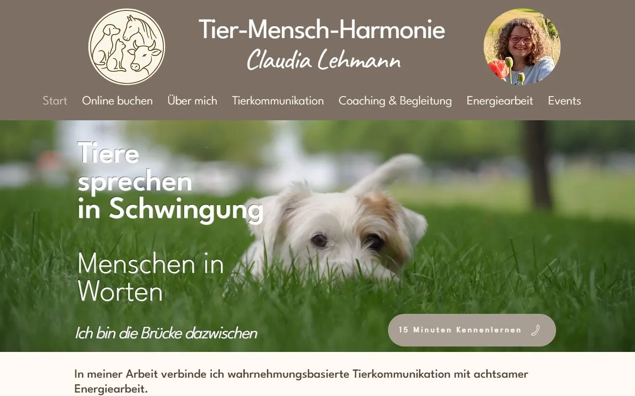 Tier Mensch Harmonie Claudia Lehmann — Zoofachhandel in Ellikon an der Thur, Zürich. 
