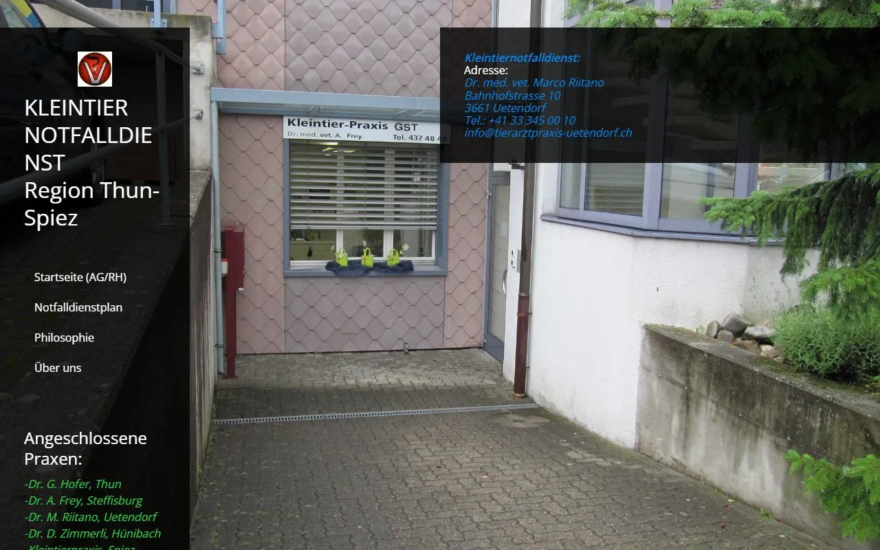 Kleintier Notfalldienst — Tierarzt in Uetendorf, Bern. 